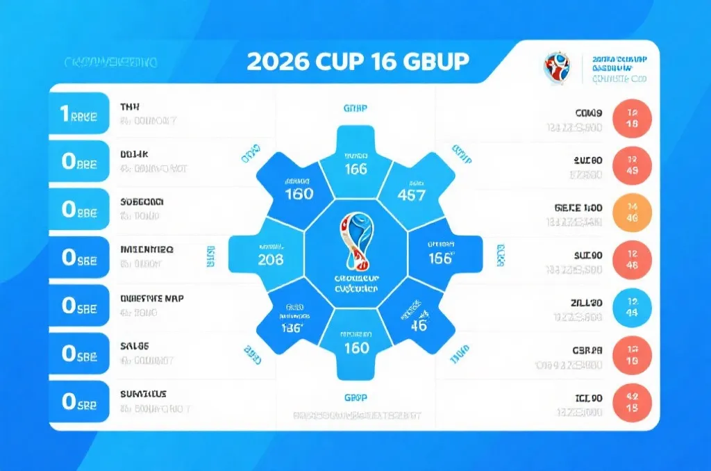 2026世界杯积分榜分组情况全解析：48强时代来临，谁在上半区占优？